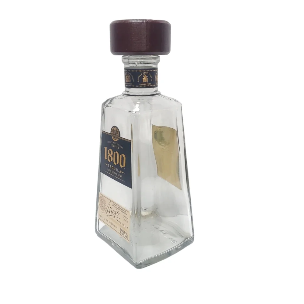 1800 Tequila Anejo Agave Azul 750ml Empty Bottle